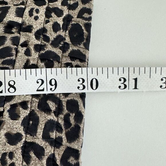 Fuda International VTG 90's Plus 3X 100% Silk Zip Up Satin Bomber Leopard Jacket - Picture 7 of 8